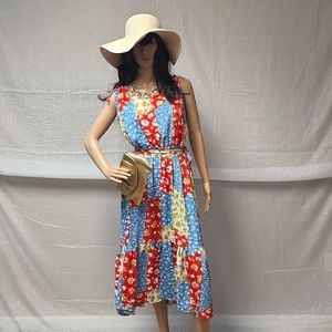 Suzanne Betro Floral Dress Sz 1X
